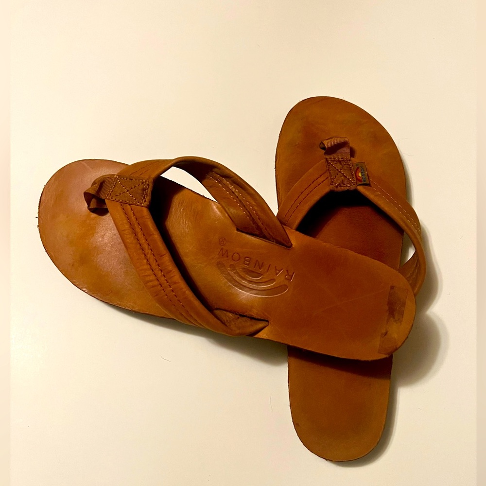 Rainbow 🌈 Luxury Leather - Single Layer Arch  Support with a 1" Strap